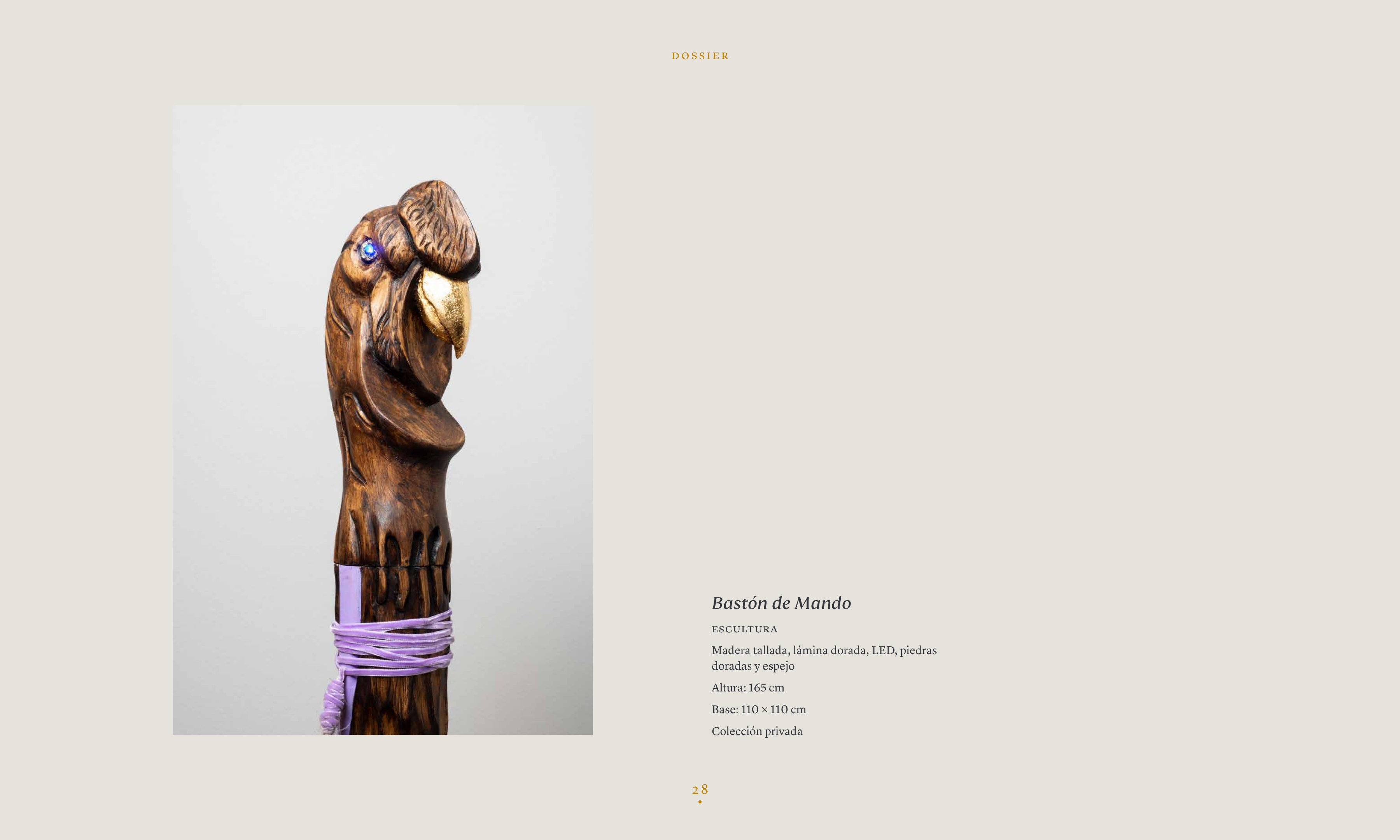 Bastón de Mando — cabeza de cóndor
